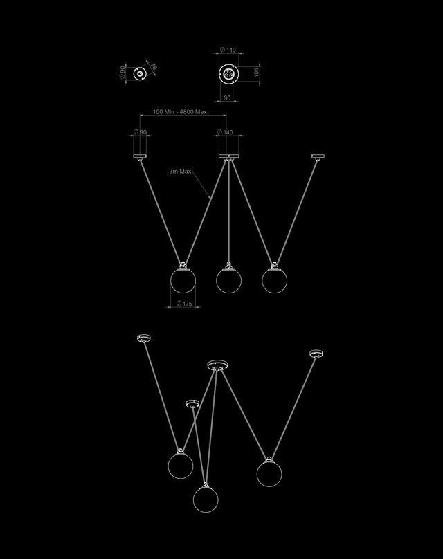 Acrobate de Gras N°325 - Globe Opalin 175
