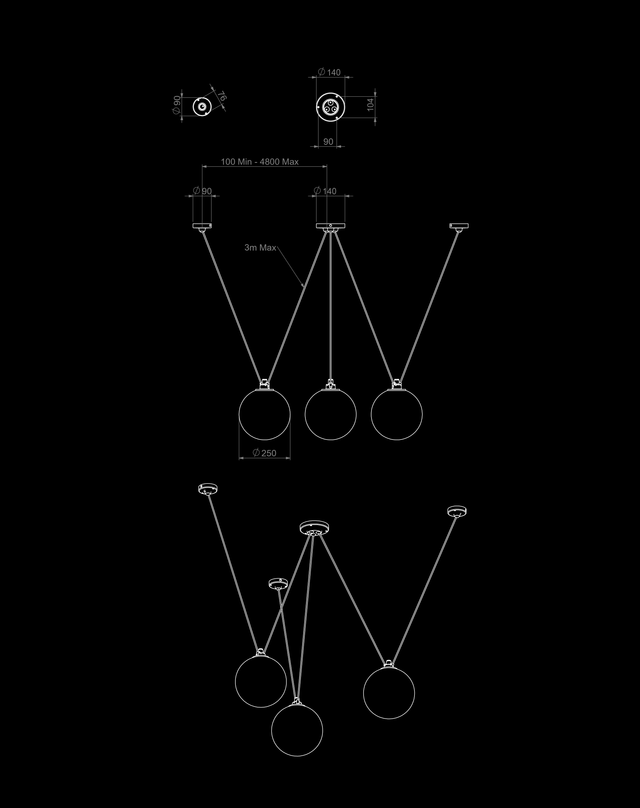 Acrobate de Gras N°325 - Globe Opalin 250